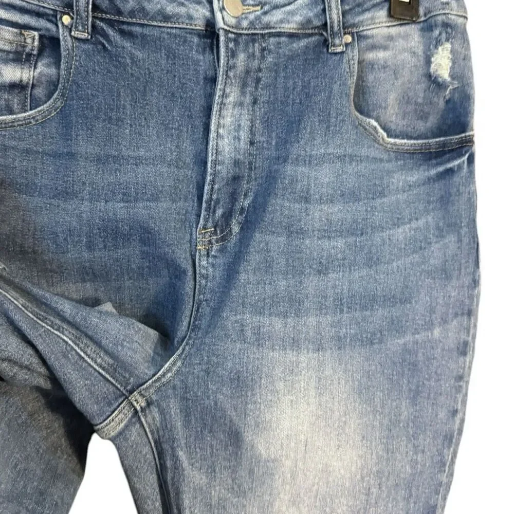Risen High Rise Boyfriend Jeans Size 1XL